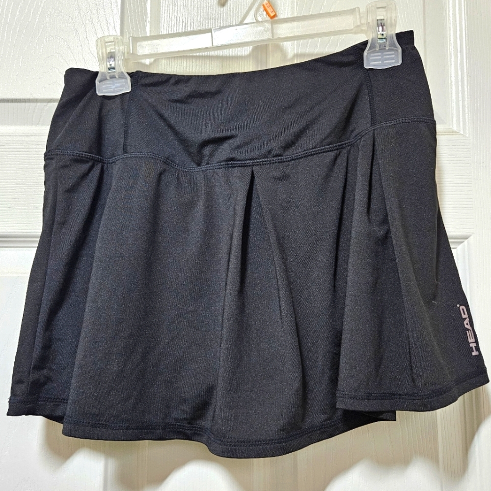 Head black womens sz M skort